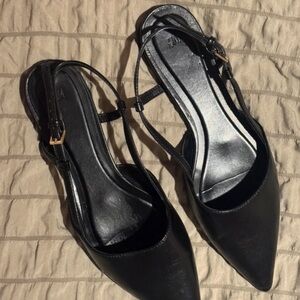 H&M Elegant Black Pointed Heels